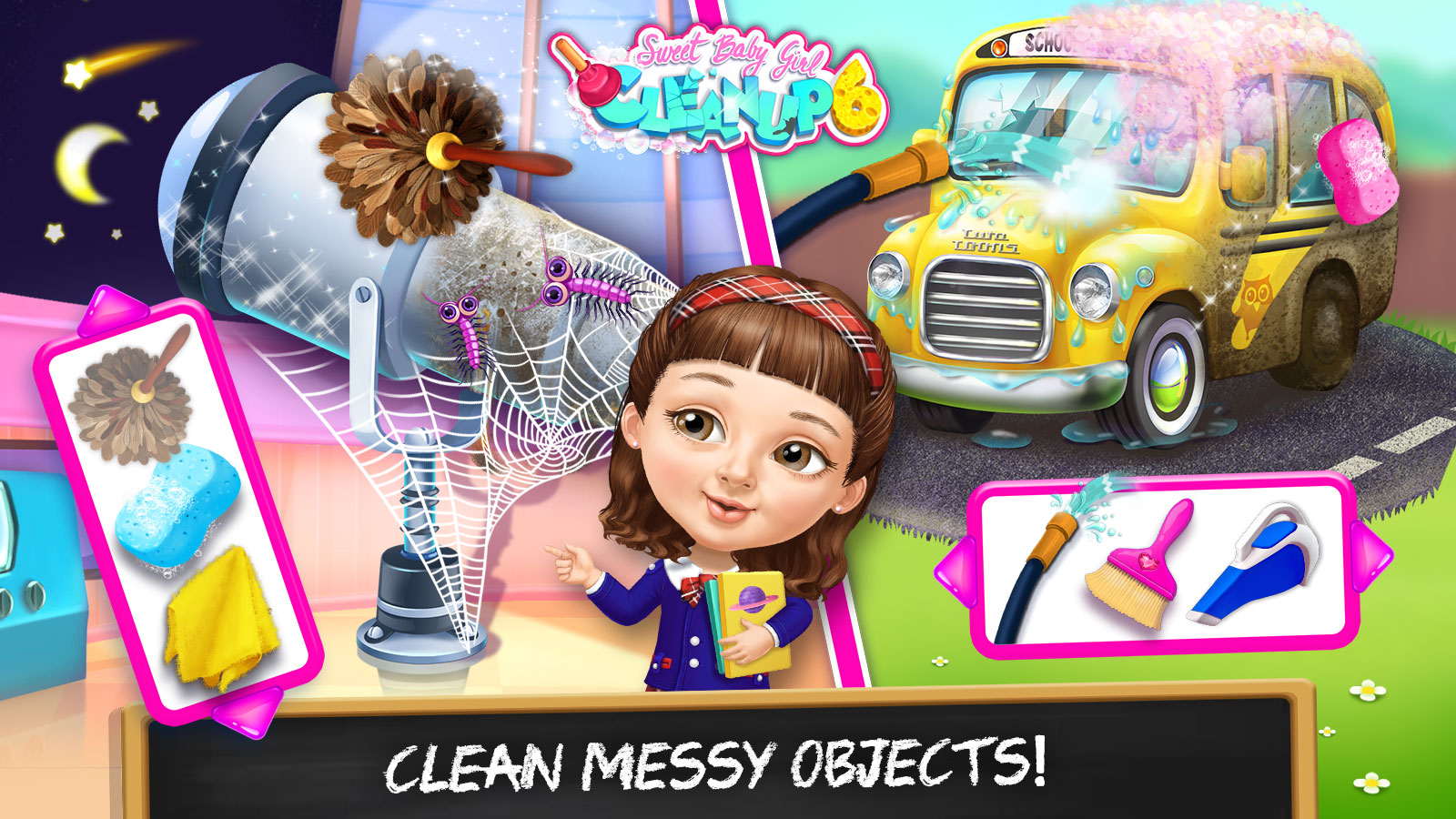 Sweet Baby Girl Cleanup Messy House - Fun Game For Kids - Baby Games Videos  